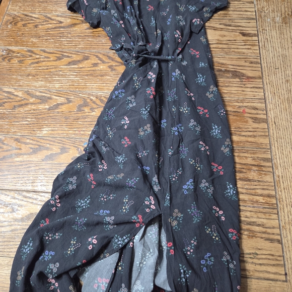 Marine Layer Emlyn Midi Wrap Dress Sz Medium - Picture 6 of 6